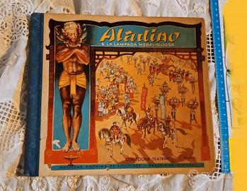 libro teatrino pop up ALADINO Diorama 1951