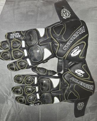 Guanti moto pista in pelle Arlen Ness tg M