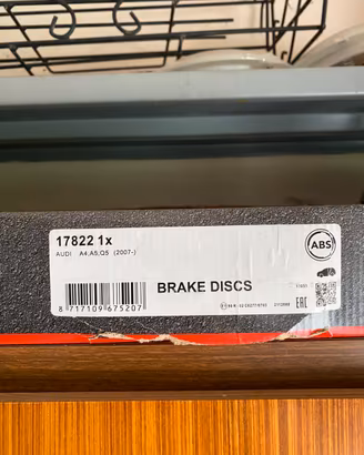 Dischi freni 17822 ABS Audi A4/A5/Q5 NUOVI!!!!