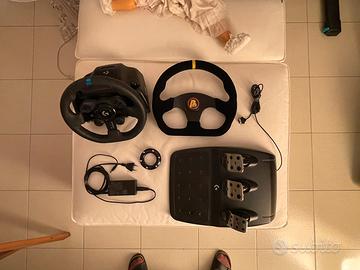 Volante logitech G923 + sterzo rally
