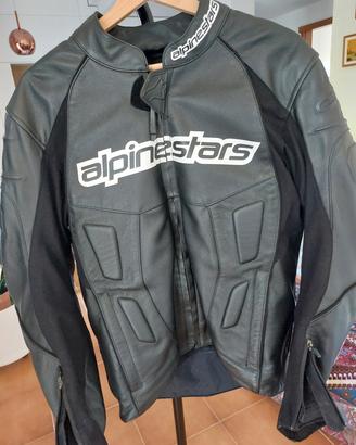 Tuta Moto 2 Pezzi in Pelle Alpinestars Carver 2PC