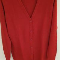 Cardigan da donna rosso taglia M 