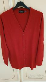 Cardigan da donna rosso taglia M 