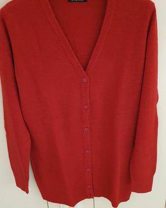 Cardigan da donna rosso taglia M 