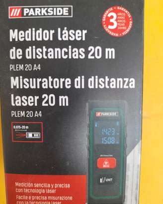 Misuratore Distanza Laser Parkside nuovo Sigillato