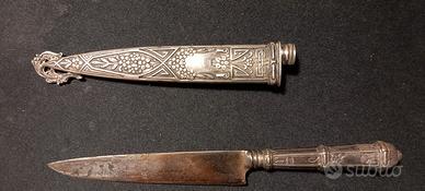 Antico coltello da Vaqueros brasiliani del 1930