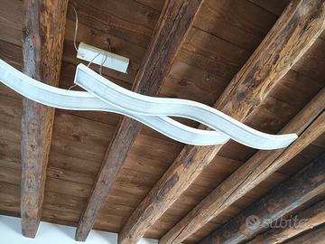 lampadario led  a soffitto doppia ala di gabbiano