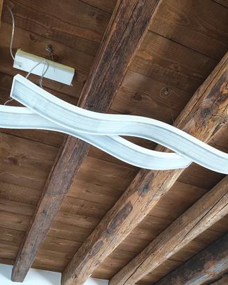 lampadario led  a soffitto doppia ala di gabbiano