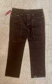 Jeans marrone uomo nuovo