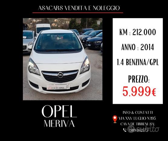 Opel Meriva 1.4 Turbo 120CV GPL