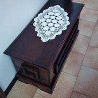 PANCA CONTENITORE IN NOCE