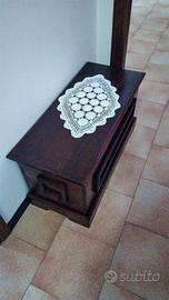 PANCA CONTENITORE IN NOCE