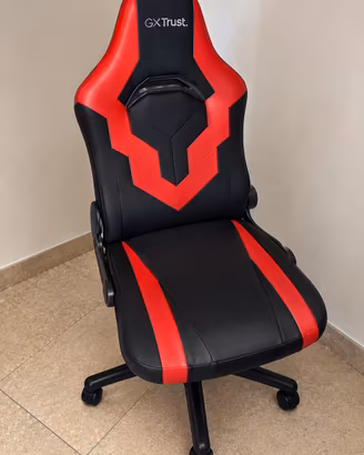 Sedia Gaming / Ufficio GXTrust – Rosso e Nero