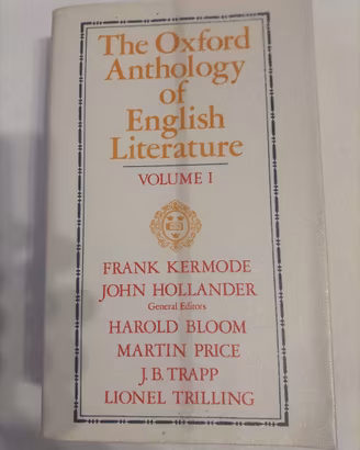 THE OXFORD ANTHOLOGY OF ENGLISH LITERATURE