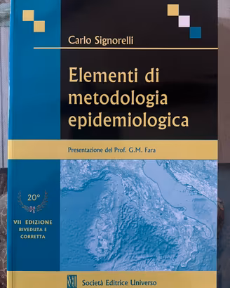 Libro “Elementi di metodologia epidemiologica”