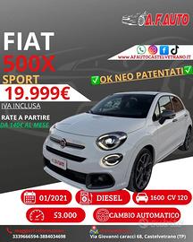 Fiat 500X 1.6 MultiJet 120 CV DCT Sport