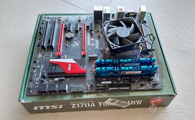i7 6700 + MSI Z170+dissipatore + 16GB DDR4 3000mhz