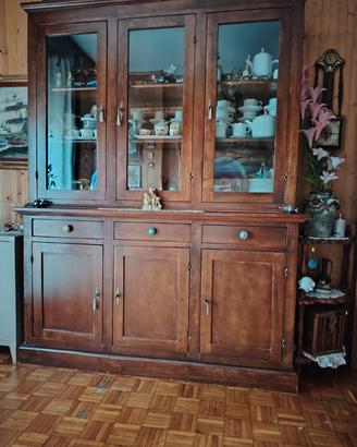credenza in legno massiccio originale artigianale