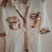 Camicia nuova elisa Landri viscosa TG 44