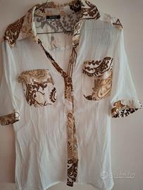 Camicia nuova elisa Landri viscosa TG 44
