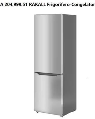 Frigorifero combinato ad incasso IKEA Rakall
