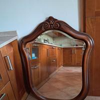 Specchio cornice noce nazionale