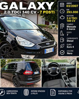 FORD GALAXY 2.0 TDCi 140CV- 7POSTI