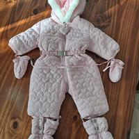 Tuta invernale da esterno neonata 0-3 mesi  56 cm