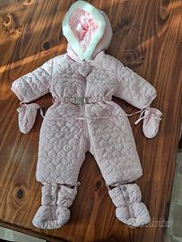 Tuta invernale da esterno neonata 0-3 mesi  56 cm