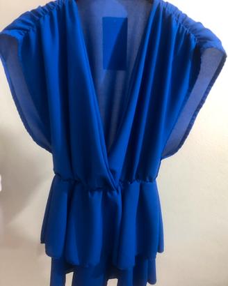 Mini abito donna blu - Tag- XS
