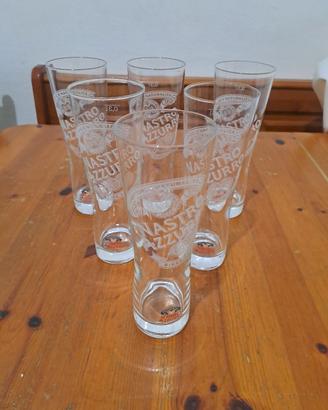 bicchieri da birra nastro azzurro 