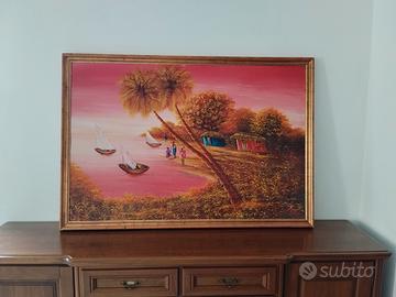 quadro con dipinto 