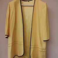Cardigan leggero giallo Made in Italy - Taglia 46