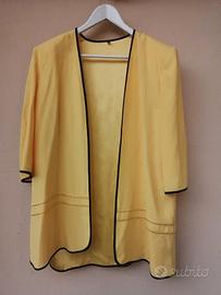 Cardigan leggero giallo Made in Italy - Taglia 46