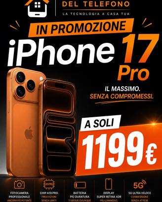 IPHONE 17PRO 256GB nuovi