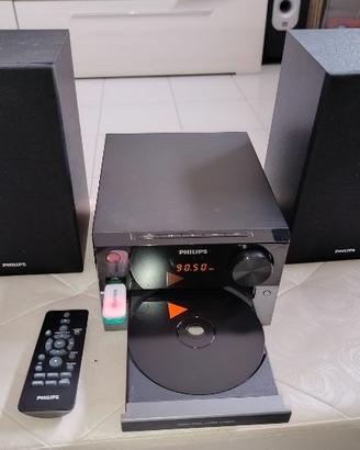 Mini Stereo Hi fi Philip Btm2310 CD USB bluetooth 