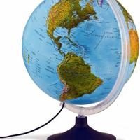 Mappamondo illuminato 