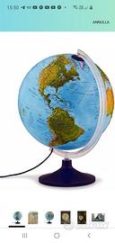 Mappamondo illuminato 