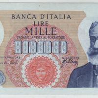 Banconota lire 1000 del 1966