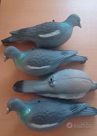 Stampi richiami di Colombaccio uso caccia