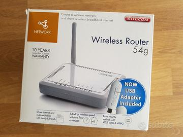 Router SITECOM Wi-Fi + Antenna WiFi USB