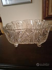 alzatina cristallo bohemia 