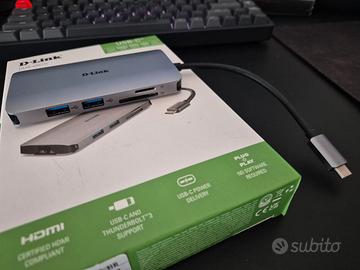 D-Link DUB-M810 Hub USB di Tipo C