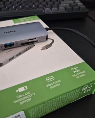 D-Link DUB-M810 Hub USB di Tipo C
