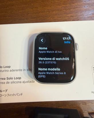 Apple watch 45 mm serie 8 (gps)