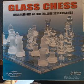 Scacchiera in vetro "Glass Chess"