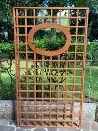 Pannello grigliato in legno