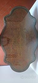 elegante tavolo in stile francese boulle