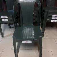 12 sedie  SCAB TUANA verde bosco