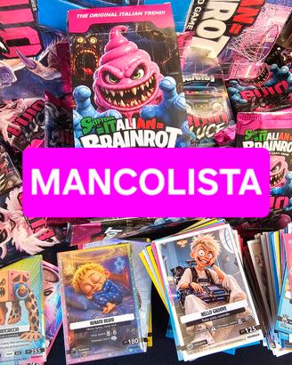 Mancolista Buio Luce carte brainrot serie delta